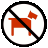 no dogs