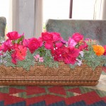 Long and low Thanksgiving table arrangement Long and low Thanksgiving table arrangement