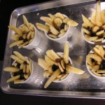 Baked Bananas with Cardamom as they are about to go into the oven at 400 Degrees for 6 minutes